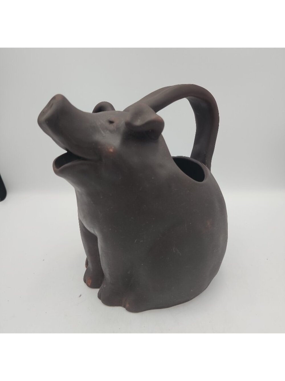 Pottery Barn Rustic Pig Vintage Farmhouse Distressed Pouring Pitcher